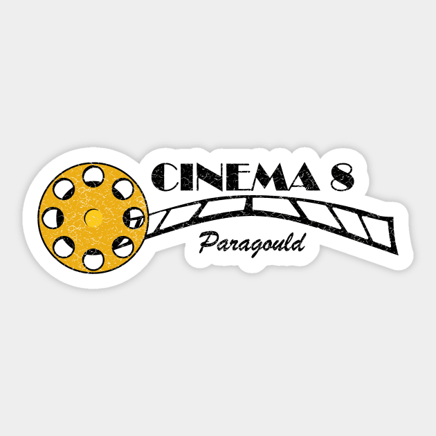 Cinema 8 Sticker by rt-shirts